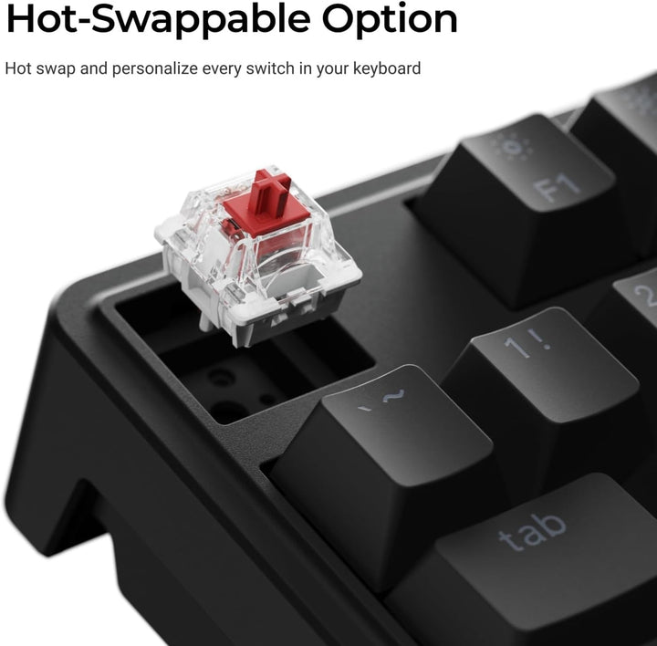 Keychron C3 Pro QMK/VIA Trådbundet Mekaniskt Tangentbord, Programmerbart, TKL-gamingtangentbord 87 T