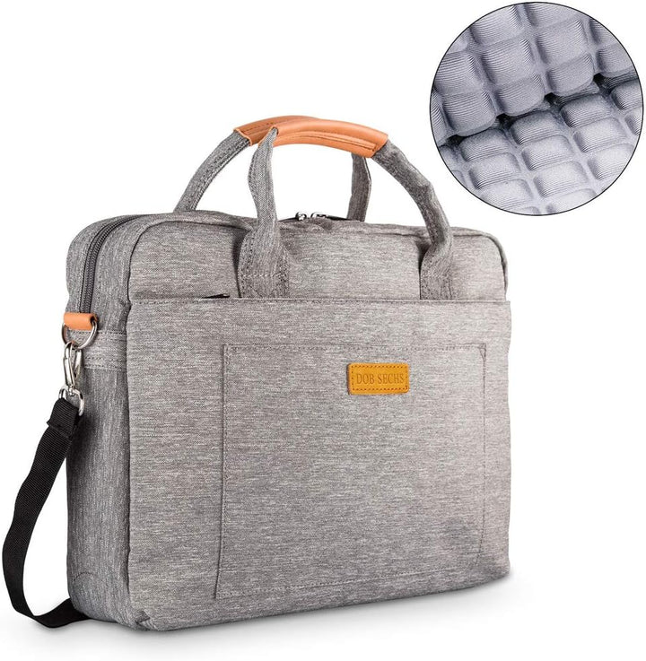 DOB SECHS 17.3 Zoll Laptoptasche Aktentaschen Handtasche Tragetasche Schulter Tasche Notebooktasche