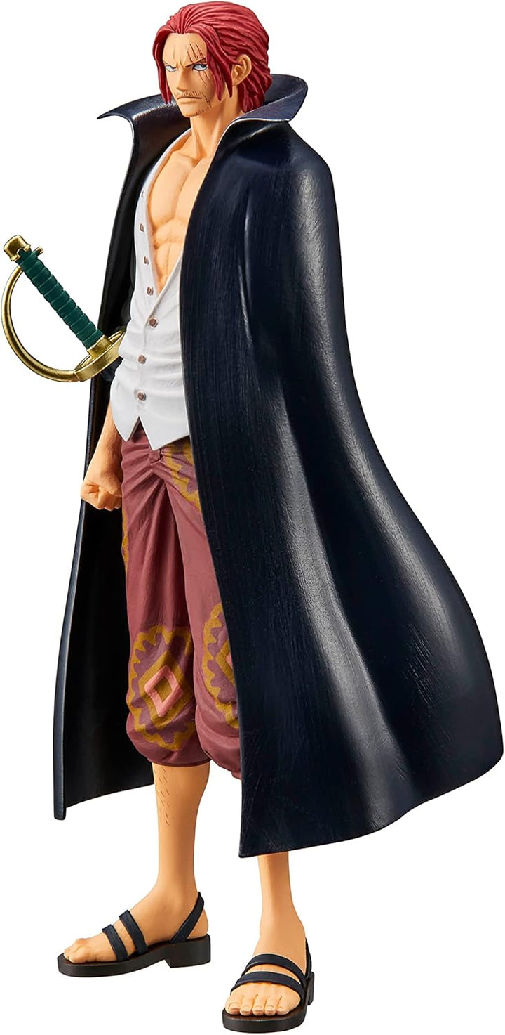 Banpresto One Piece RED Actionfigur Shanks Vol.2 The Grandline Men aus Kunststoff, von Bandai.