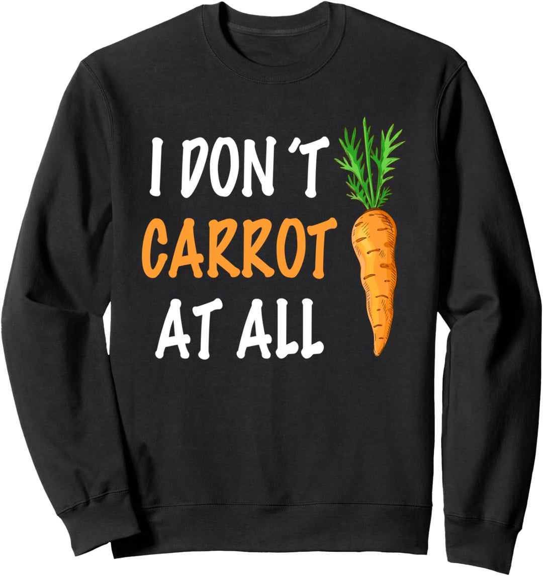 Ich weiss nicht Karotte alle lustigen Tierfutter Pun Ostern Sweatshirt