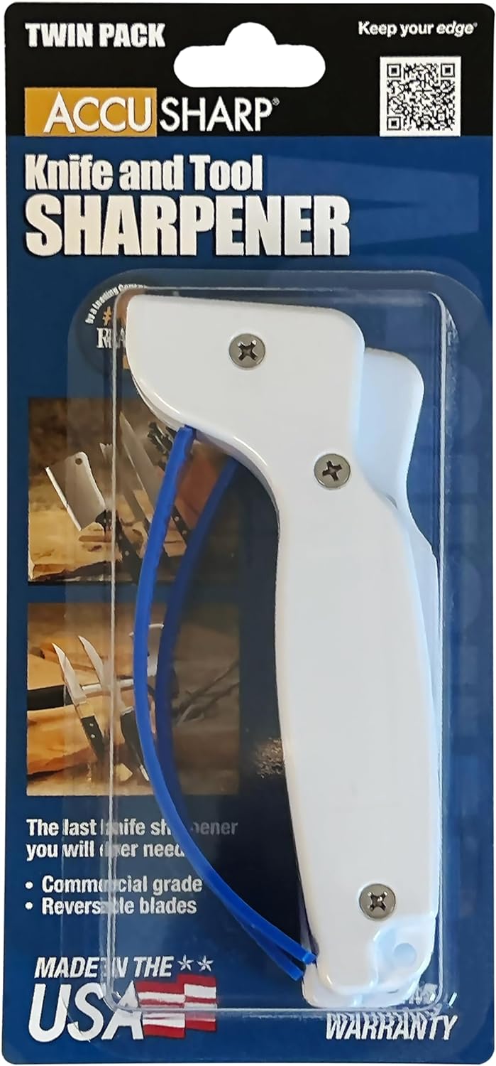 Accusharp 066C Knife Sharpener, 2, 2 Pack, 2 Piece Blue, Blue