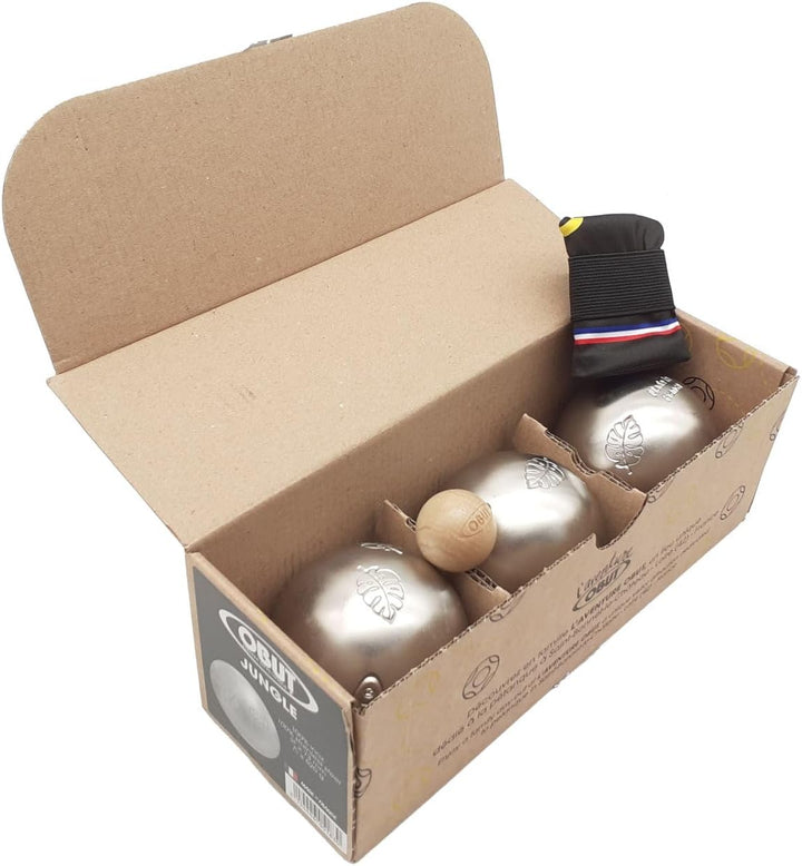 JUNGLE Obut Loisir INOX - Klassische Petanque Boule Kugel aus Frankreich