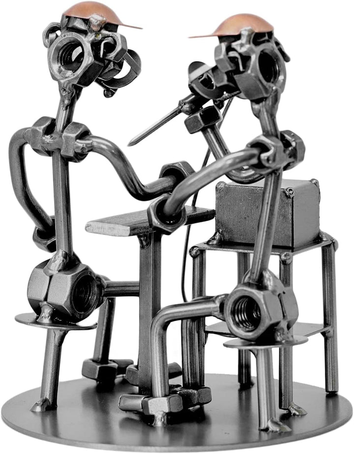 metalman24 Schraubenmännchen Tätowierer taatoo I Handarbeit I Geschenkidee I Metallfigur I Metallmän