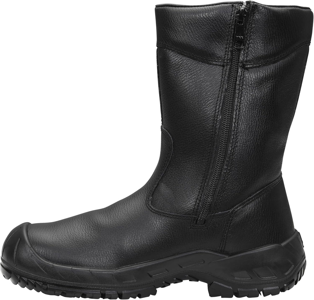 ELTEN Sicherheitsschuhe Will S3 CI, Damen und Herren, Leder, Stahlkappe, robust 36 EU Schwarz, 36 EU