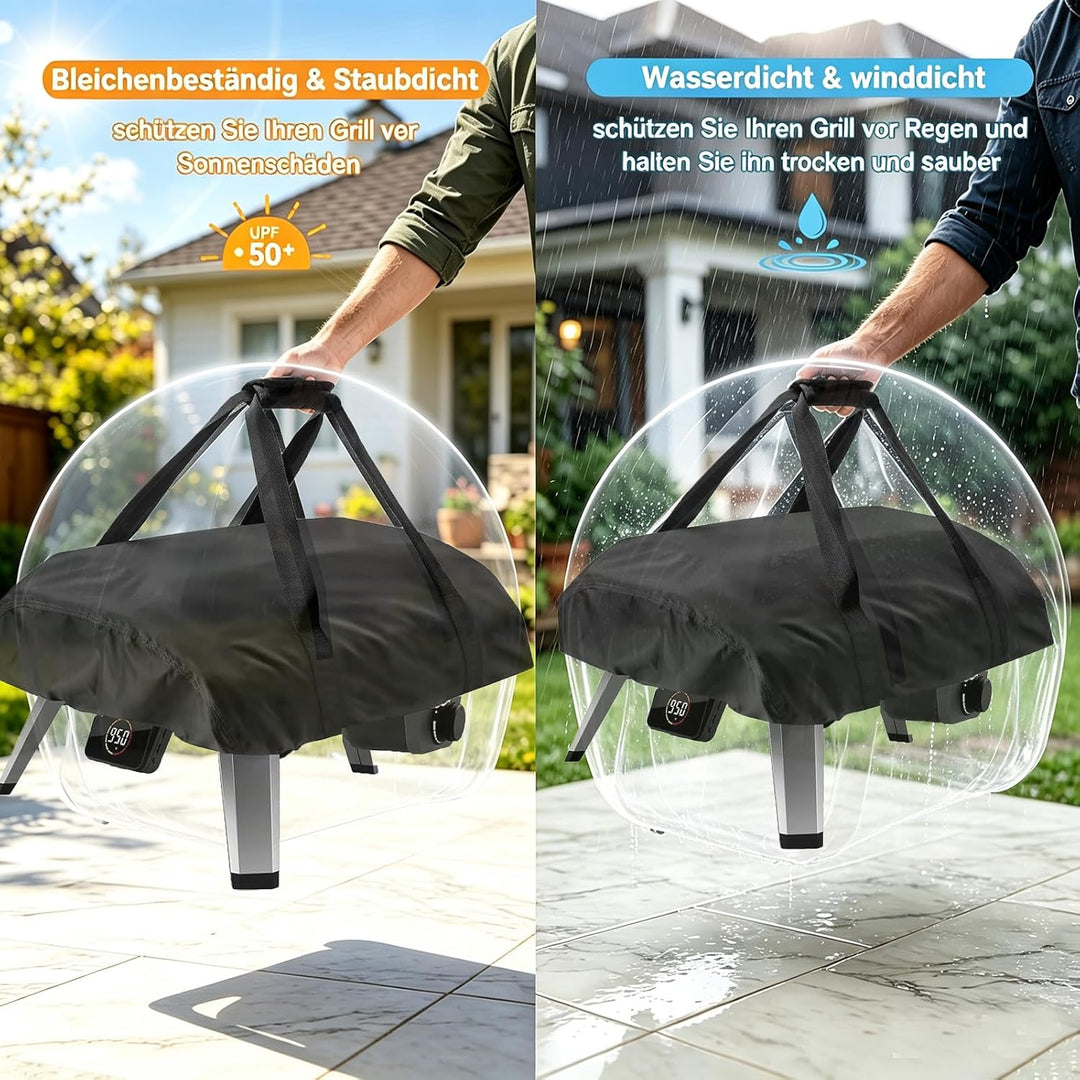 Fenghome Pizzaofen Abdeckung, 500D Wasserdicht Abdeckung für Ooni Koda 2 Pro, Tragetasche Oxford-Sto