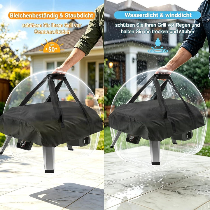 Fenghome Pizzaofen Abdeckung, 500D Wasserdicht Abdeckung für Ooni Koda 2 Pro, Tragetasche Oxford-Sto