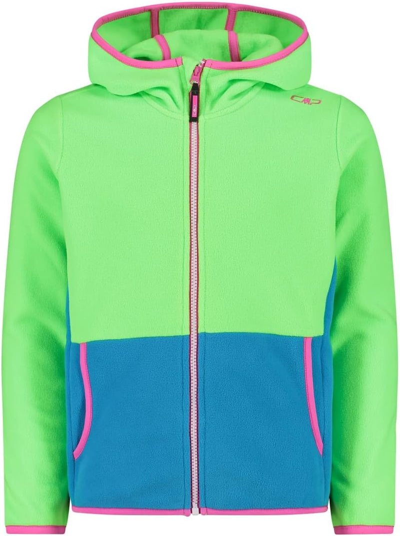 CMP Mädchen Kid G Jacket Fix Hood Jacket 164 Mela Fluo, 164 Mela Fluo