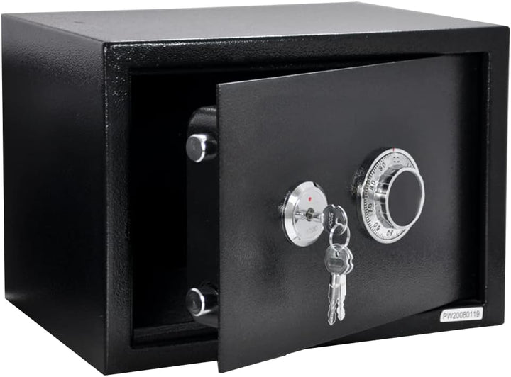 Tresor Möbeltresor Safe Mechanisches Kombinationsschloss + Doppelbartschloss Schranksafe Geldschrank