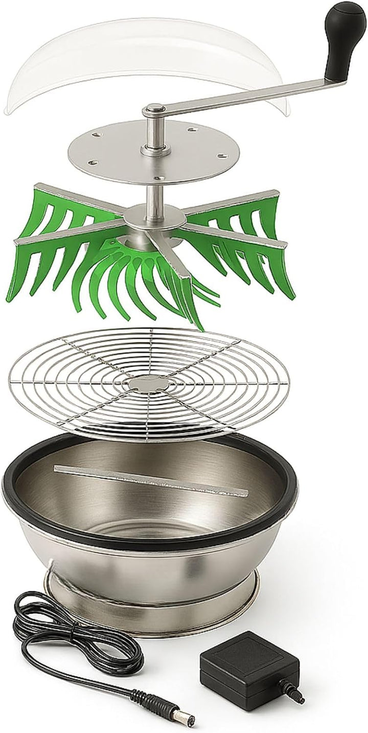 Weedness Erntemaschine Trimmer Elektrisch 50 cm aus Edelstahl - Grow Anbau Indoor Outdoor Knopsen Au