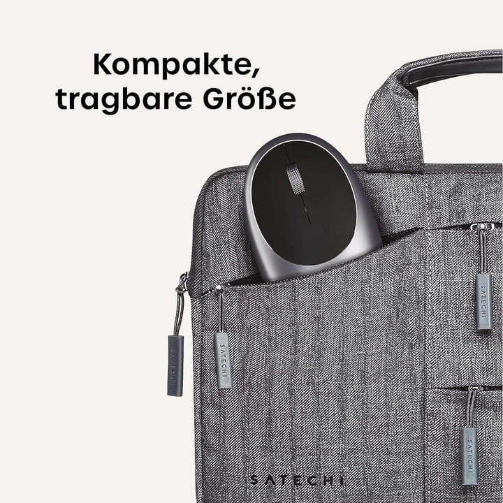 SATECHI Aluminium M1 kabellose Bluetooth-Maus mit wiederaufladbarem Typ-C-Anschluss – Für M2/M1 MacB