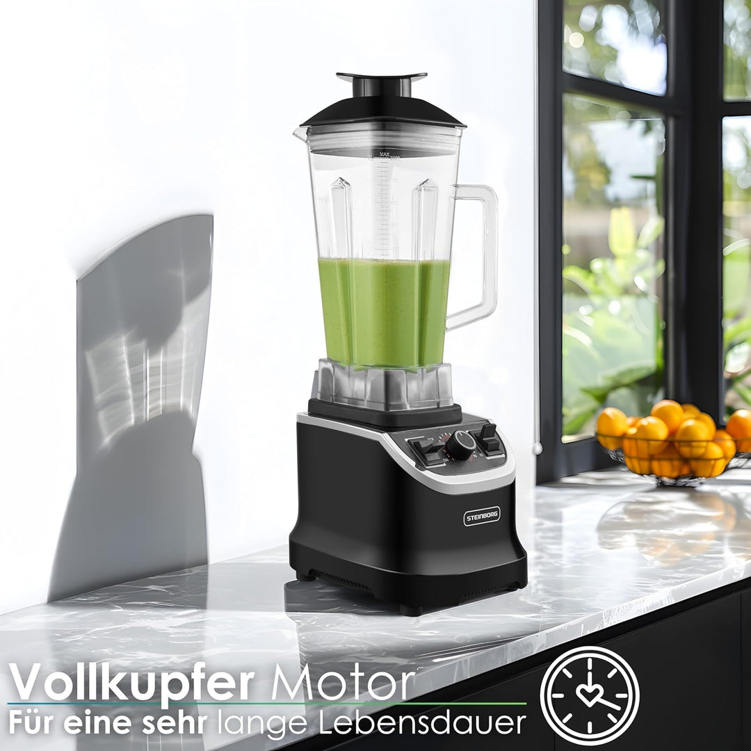 Hochleistungsmixer Professioneller Standmixer 2L BPA Frei Smoothie Maker Gastro Universalmixer Power