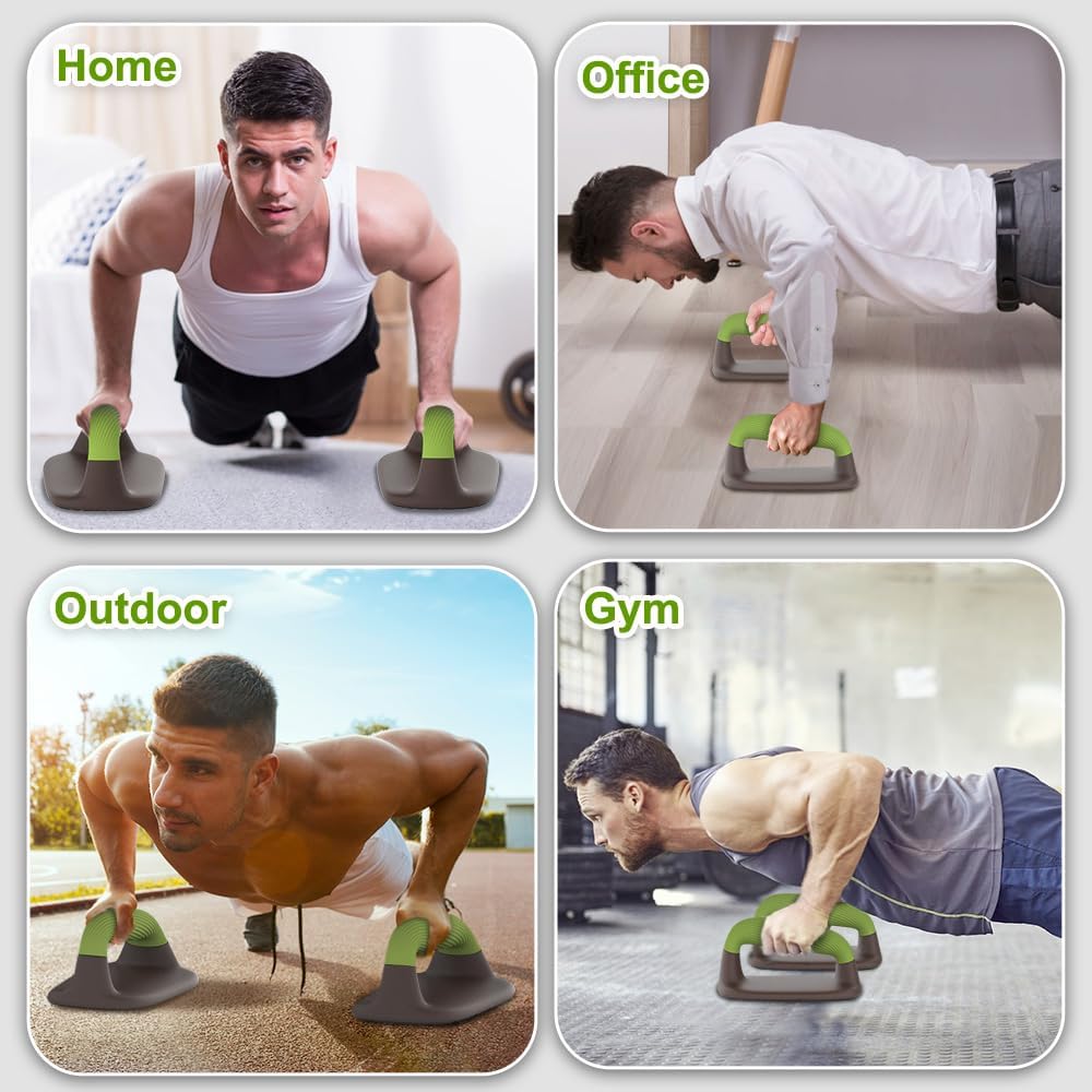 Calisthenics Equipment Liegestützgriffe - Rutschfest Parallettes Handstand Griffe Robuste Push Up Ba