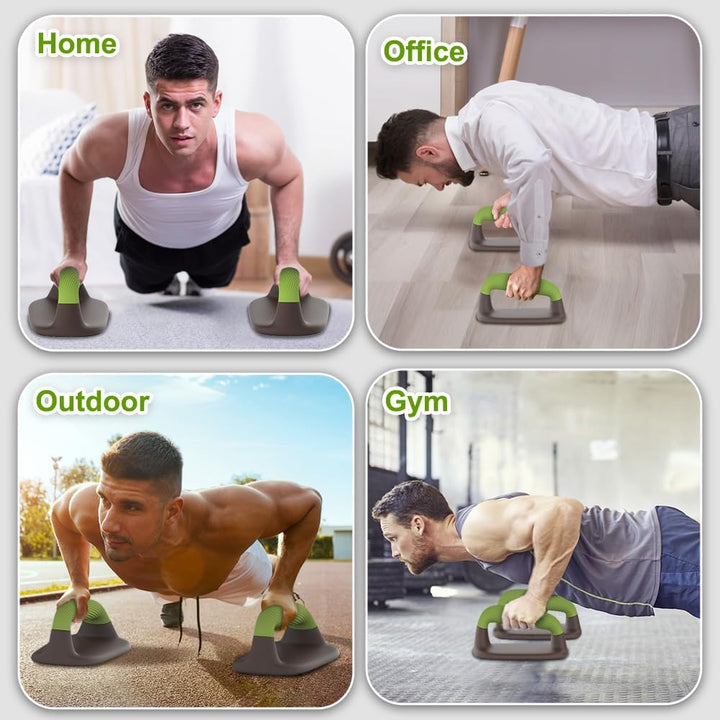 Calisthenics Equipment Liegestützgriffe - Rutschfest Parallettes Handstand Griffe Robuste Push Up Ba