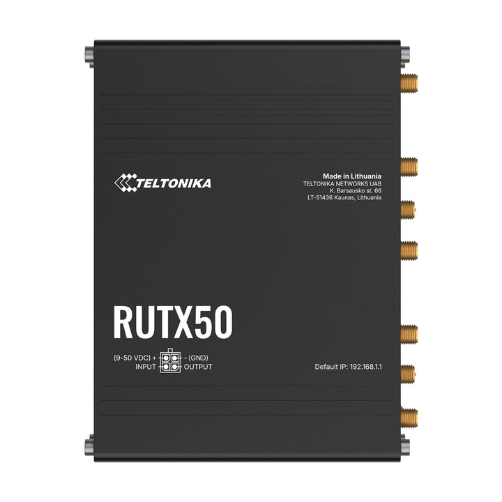 Teltonika mit WLAN RUTX50000000 - Industrieller 5G-Router, dual_band Single, Single