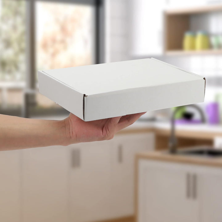 HORLIMER 20 Stück Versandkarton Klein Karton Box, 305x229x76mm Verpackungskartons mit Deckel für War