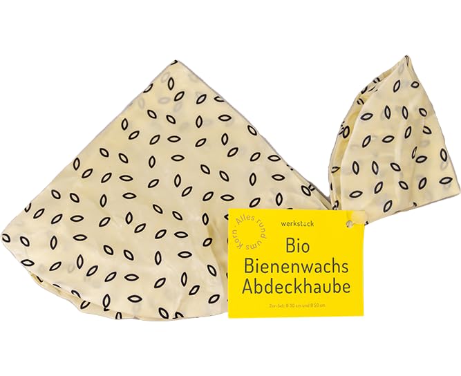 Bio Bienenwachs-Abdeckhaube Weiss, Weiss