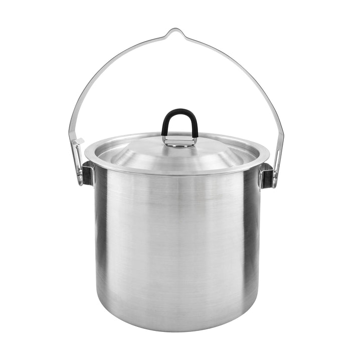 Tatonka Pot Set BC 1.4 L - Hoher Outdoor-Kochtopf aus Edelstahl mit einsetzbarer Schale, Bügel zum A