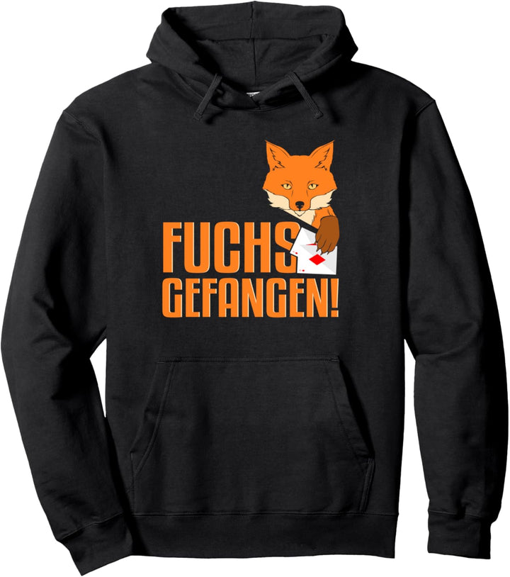 Fuchs gefangen! Doppelkopf Kartenspiel Füchse fangen Lustig Pullover Hoodie