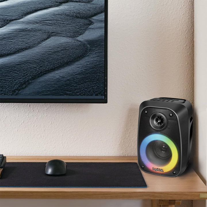 LogiLink SP0065 - BT 5.0 TWS-Lautsprecher (True Wireless Stereo) zum einfachen Koppeln eines weitere