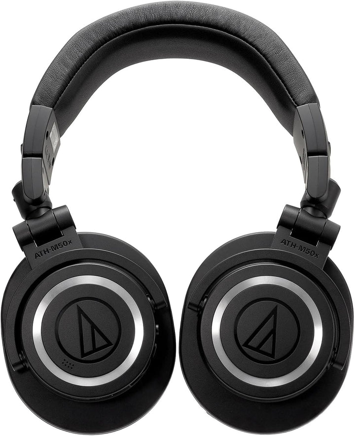 Audio-Technica M50xBT2 Kabelloser Kopfhörer Schwarz Black Bluetooth Single, Black Bluetooth Single