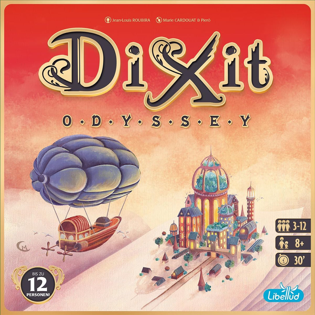 Asmodee, Dixit Odyssey (Auflage 2024), DE-Version, Grundspiel, EIN Bild SAGT mehr als tausend Worte,