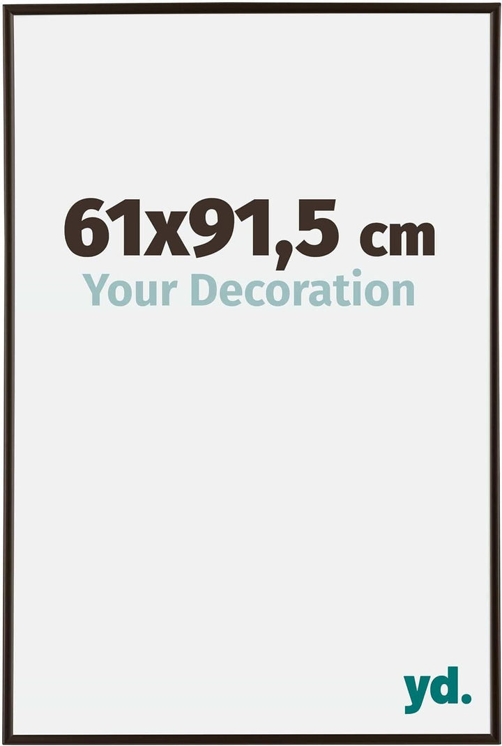 yd. Your Decoration - Bilderrahmen 61x91,5 cm - Bilderrahmen aus Kunststoff mit Acrylglas - Antirefl