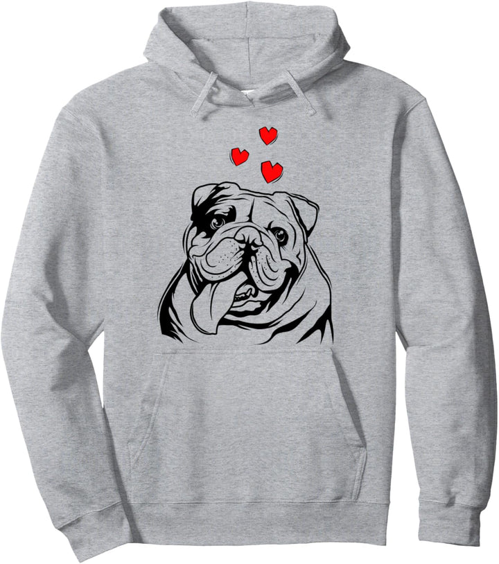 Englische Bulldogge Liebe Frauchen Bully Geschenkidee Pullover Hoodie