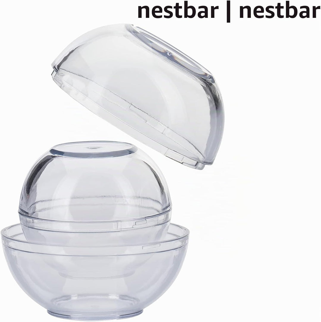Westmark Kräuter-Set, 3tlg., 1 Kräutermühle Edelstahl + 2 Frischhaltekugeln, ø 7cm + ø 9cm, stapelba