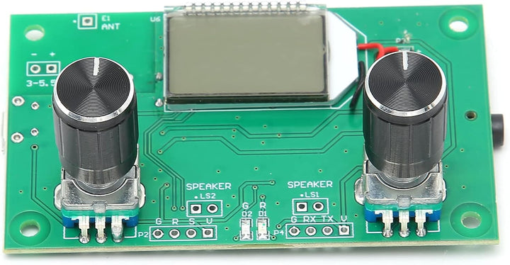 FM-Radio-Empfängermodul 87-108 MHz Stereo-Ausgang Radio DIY Drahtloser Empfänger LCD-Display DSP PLL
