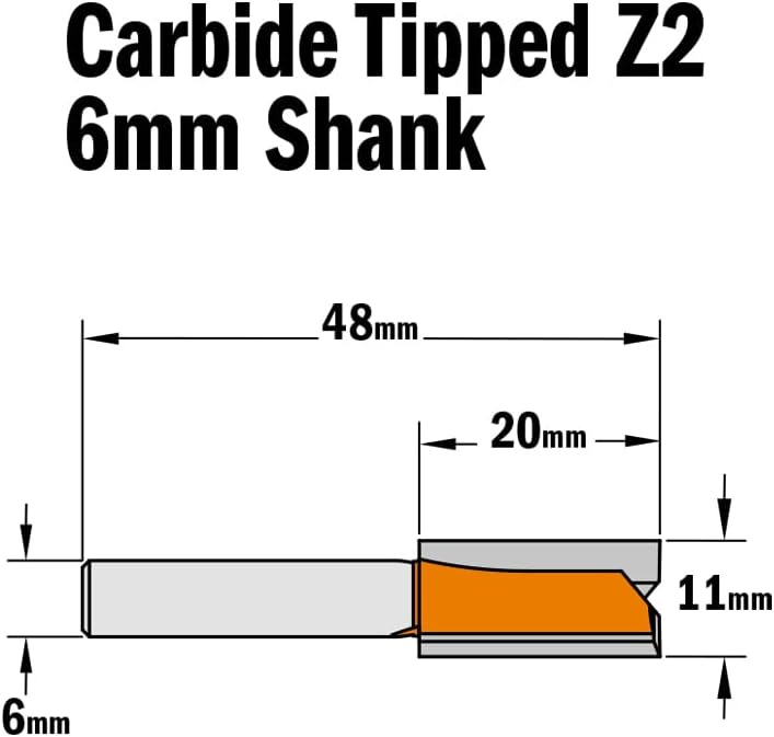 CMT ORANGE TOOLS 711.110.11 - NUTFRÄSERHM S=6 D=11X20