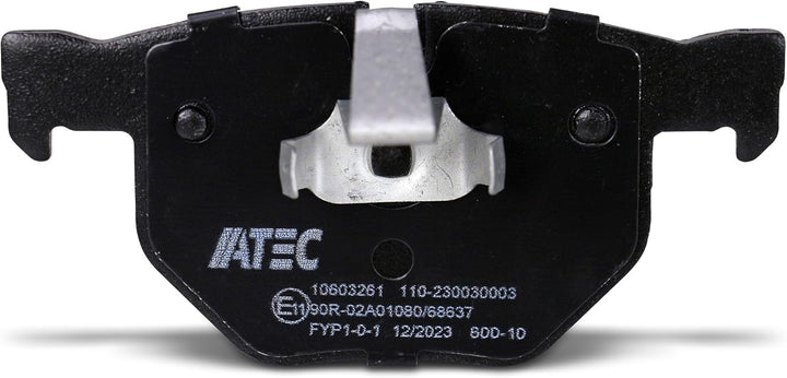 ATEC Germany Bremsbelagsatz Hinterachse, Bremsbeläge Bremsklötze hinten, 4 Stück, Kompatibel mit BMW