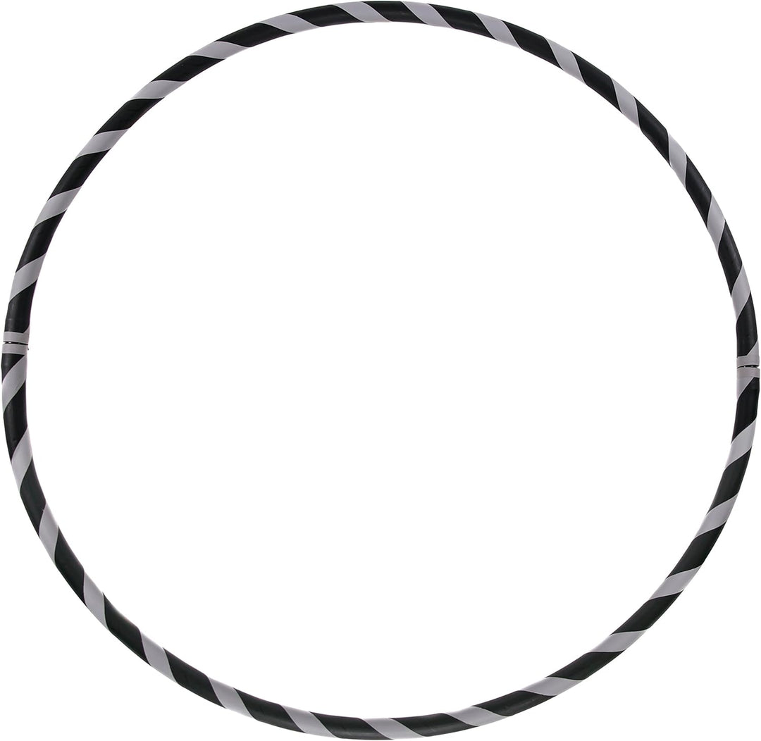 Faltbarer Anfänger Hula Hoop Reifen, Ø90/95/100/105cm Ø100cm Grau, Ø100cm Grau
