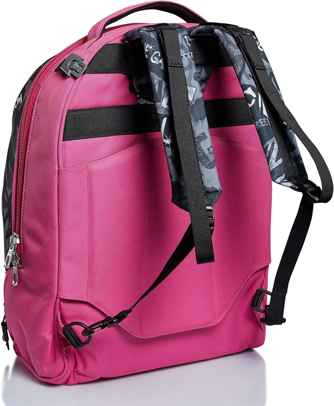 Seven TROLLEY, Rucksack mit Trolleyfunktion Einheitsgrösse Rosa-grau, Einheitsgröße Rosa-g