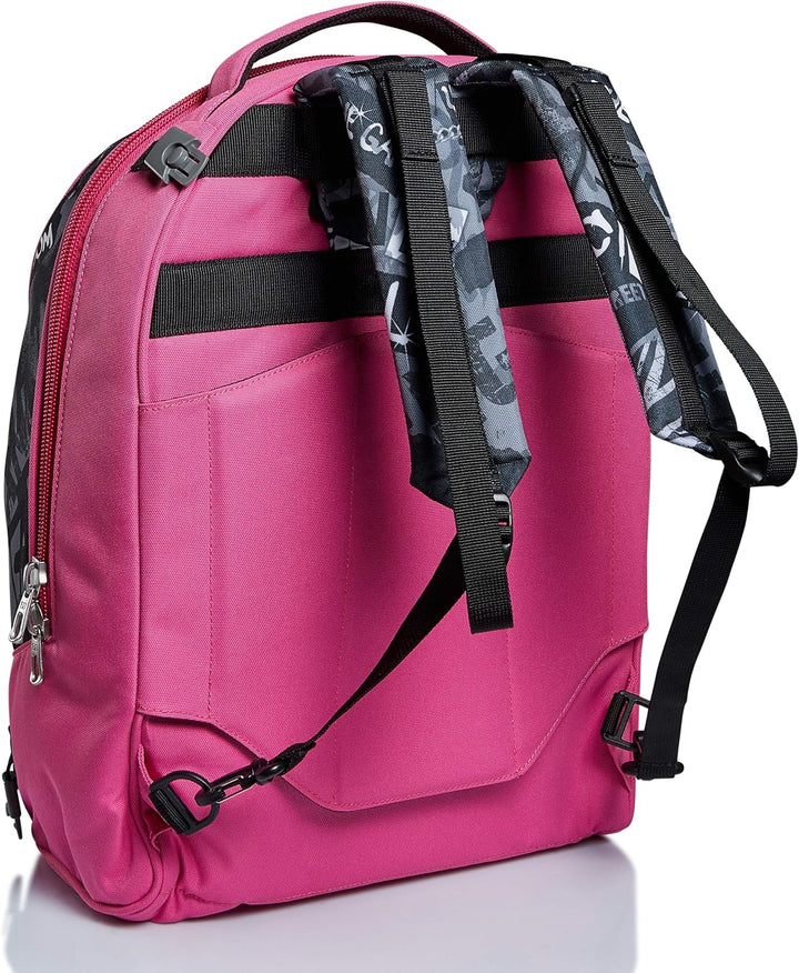 Seven TROLLEY, Rucksack mit Trolleyfunktion Einheitsgrösse Rosa-grau, Einheitsgröße Rosa-g