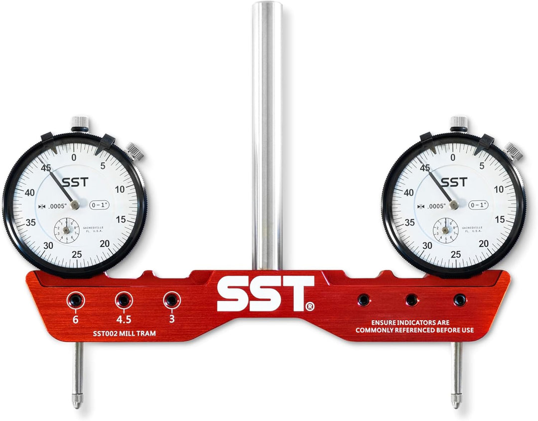 SST Fräs und DrehmaschinenTrammsystem, das höchste Qualität und präzises TrammingWerkzeug, enthält z