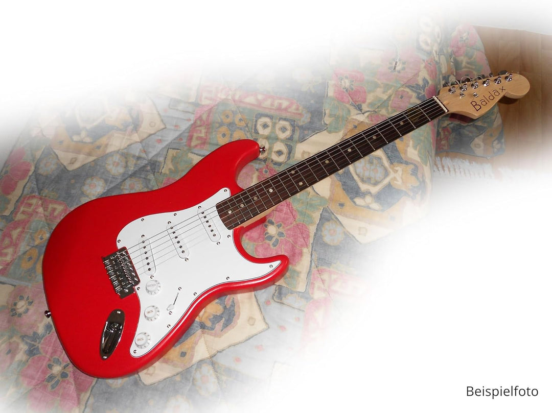 Rocktile DIY Strat Bausatz E-Gitarre - "Do-it-yourself" Bausatz Strat-Style - Korpus: Paulownia - Ha