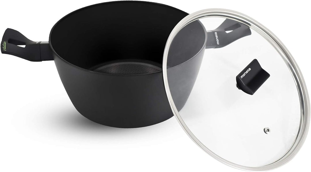 Moneta Nova Stieltopf, Aluminium, Schwarz, 24 cm, 2, 24 cm