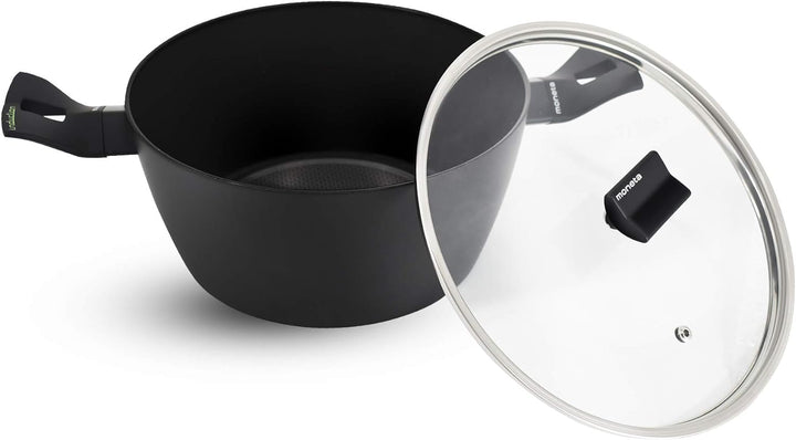 Moneta Nova Stieltopf, Aluminium, Schwarz, 24 cm, 2, 24 cm