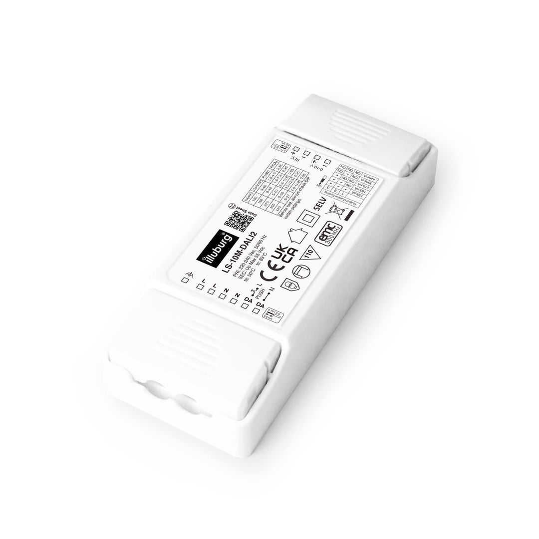 illuburg LED Trafo Dimmbar Dali Push 100mA - 440mA Konstantstrom 10W Flickerfree LED Netzteil Treibe
