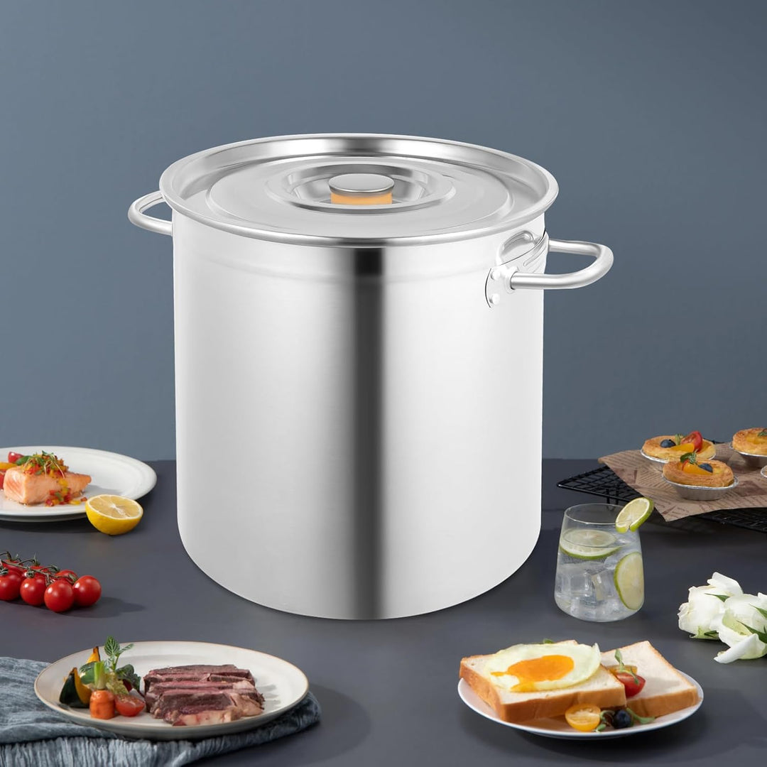 35L Suppentopf, gross Suppentopf, Küchenutensil Kochtopf, Grosse Kapazität Gastronomie, für Alle Her