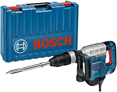 Bosch Professional Schlaghammer GSH 5 CE (mit SDS-max, 1.150 Watt, 400 mm Spitzmeissel, 8,3 J Schlag