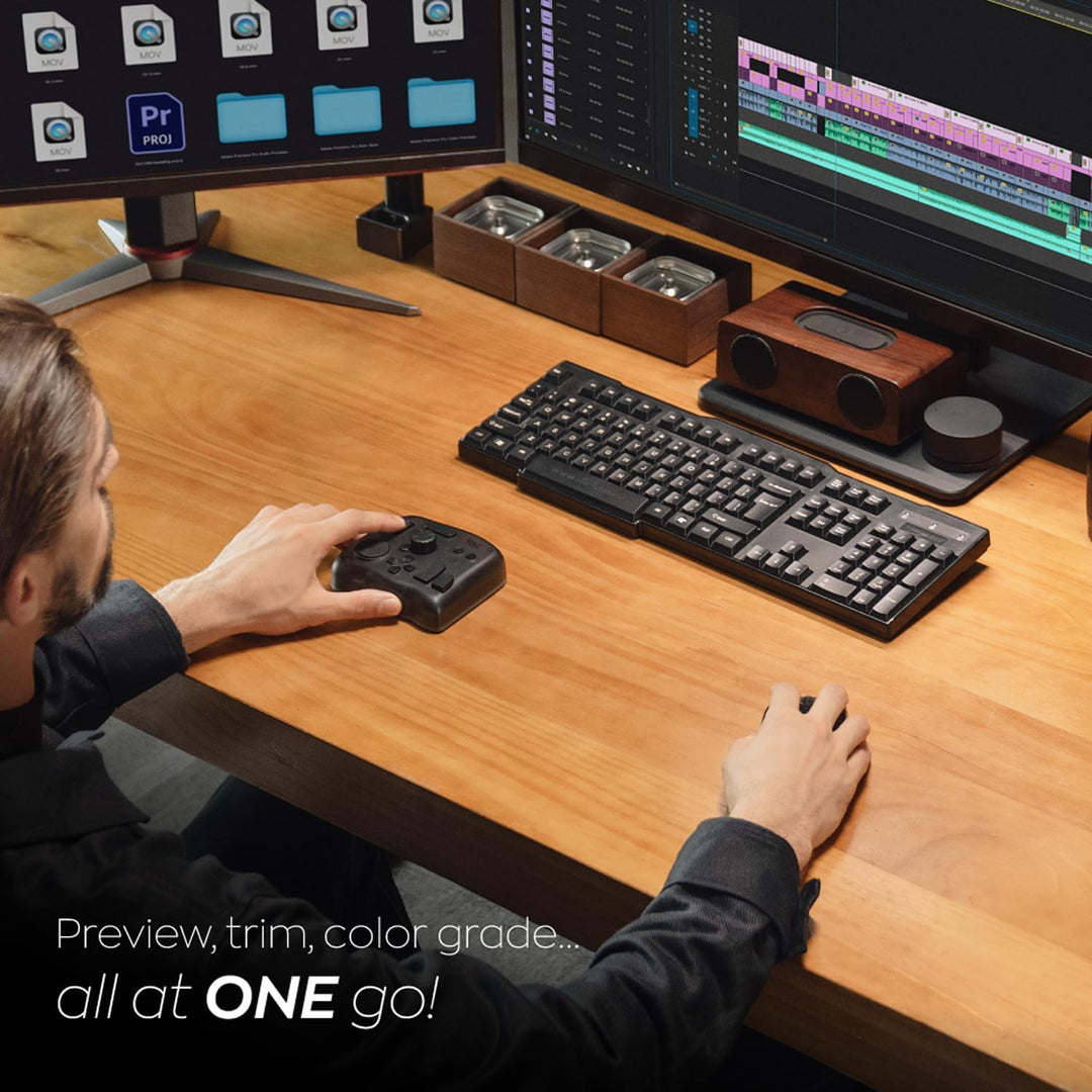 TourBox Elite, Bluetooth Editing Controller für Foto- & Videobearbeitung, Ilustration, Videoschnitt