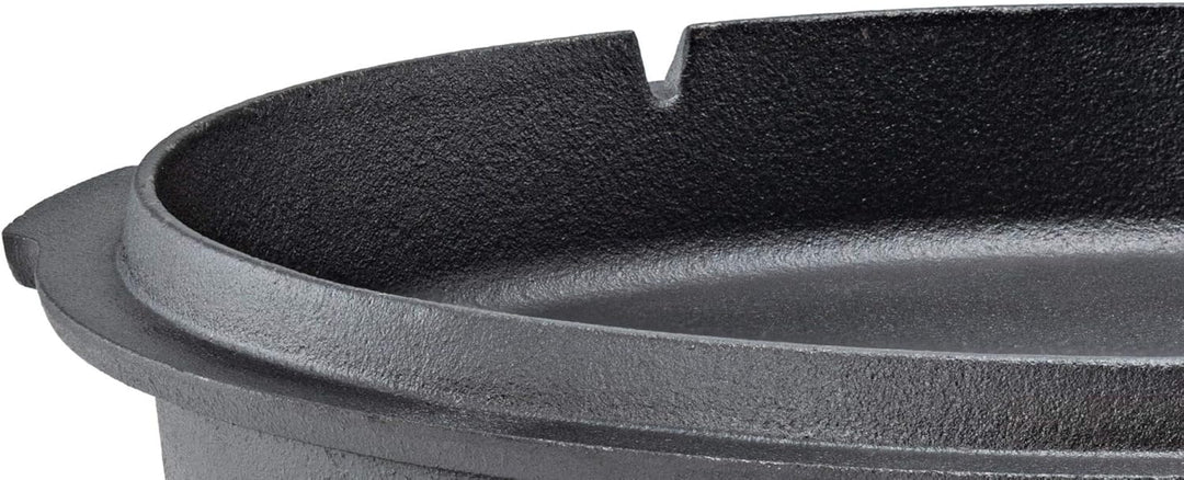 Dutch Oven 4.5, traditioneller, gusseiserner Feuertopf mit 3,6 Liter Fassungsvermögen, bereits einge