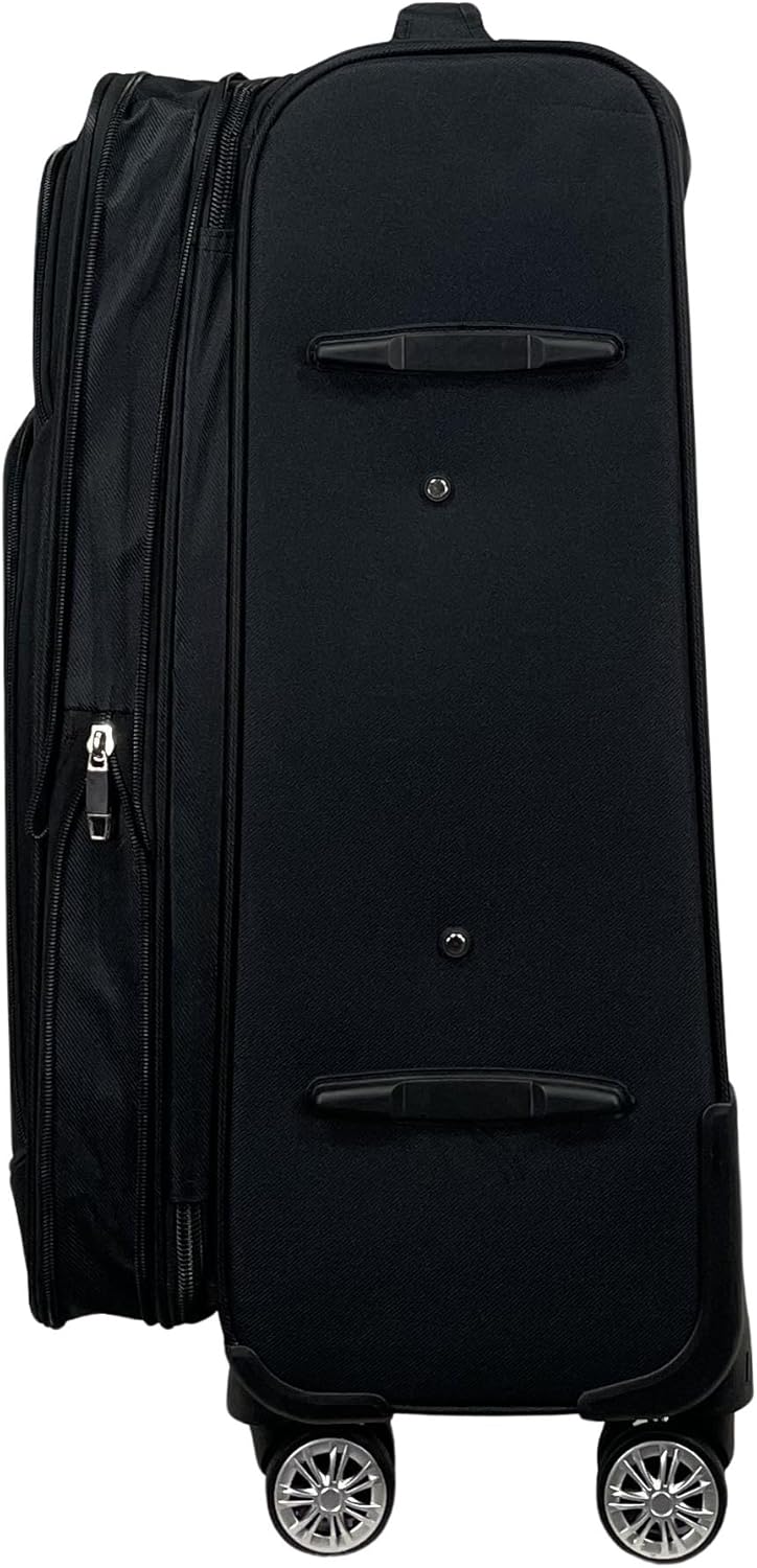 MY TRAVEL BAG Stoff Reisekoffer Trolley Erweiterbar mit Zwillingsrollen (M/L/XL/XXL oder 4er Set) We