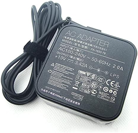 19V 3.42A 65W AC Adapter kompatibel für ASUS Ladegerät ADP-65GD B PA-1650-78 EXA0703YH ADP-65AW ADP-