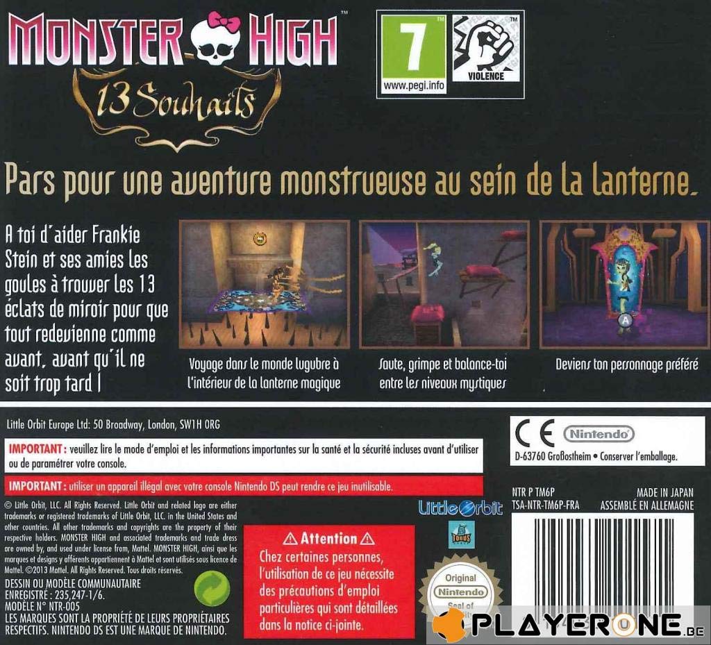 Monster High : 13 souhaits [Nintendo DS]