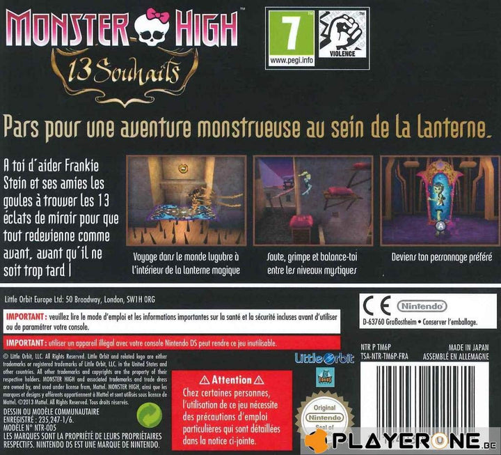 Monster High : 13 souhaits [Nintendo DS]
