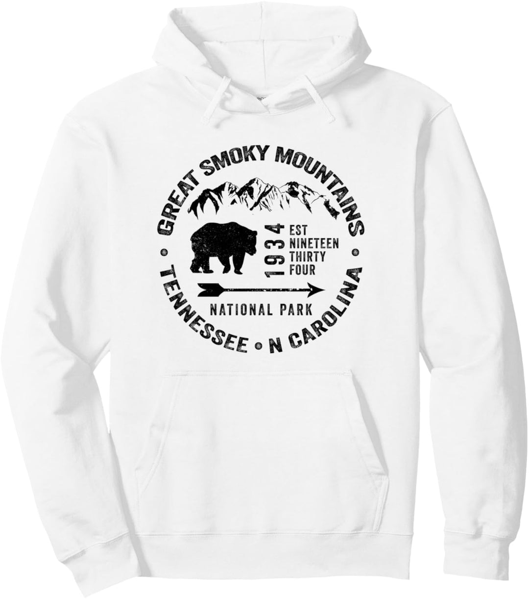 Great Smoky Mountains National Park Black Bears Wandern Pullover Hoodie