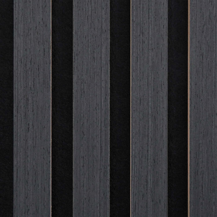 Wandpaneele 2er Set Anthrazit 60,5 x 60 cm aus Holzwerkstoff mit Eichenfurnier für Innen und überdac