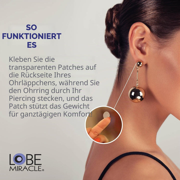 Lobe Miracle Ohrläppchenstützen, 60 Stück Kein Metaltyp, Kein Metaltyp
